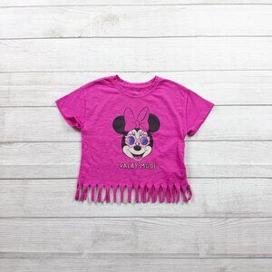 Gap Disney Minnie Mouse Vaca Vacation Mode Fringe Shirt